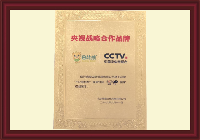 央视战略合作品牌